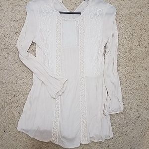 Cream colored blouse